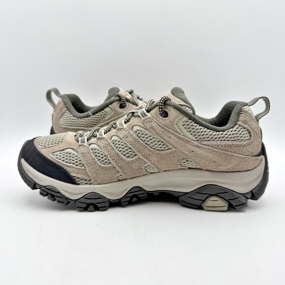 Merrell Womens Moab 3 Hiking Sneakers US 7.5 M EU 38 Tan Leather Athletic NIB - Picture 7 of 14